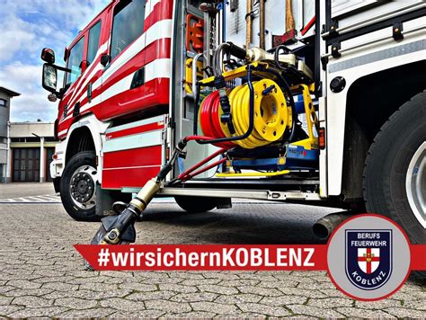 Feuerwehr Koblenz on Twitter Einsatz für den Rüstzug der