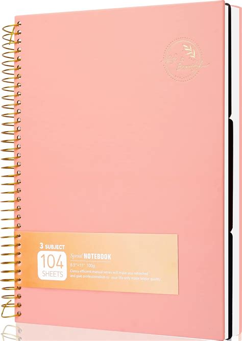 Amazon 8 5 X 11 Large Spiral Notebook Hardcover Spiral Notebook 3