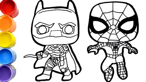 Drawings Of The Marvel S Spidey And His Amazing Friends Vs The Batman