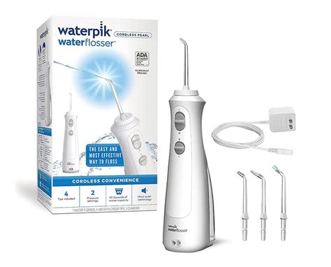 Sunfish Dental Waterpik Cordless Pearl Rechargeable Portable Water