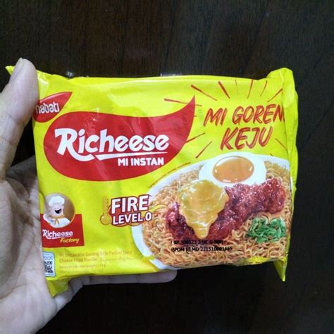 Jual Richeese Mie Instan Fire Level 0 Mie Goreng Keju Shopee Indonesia