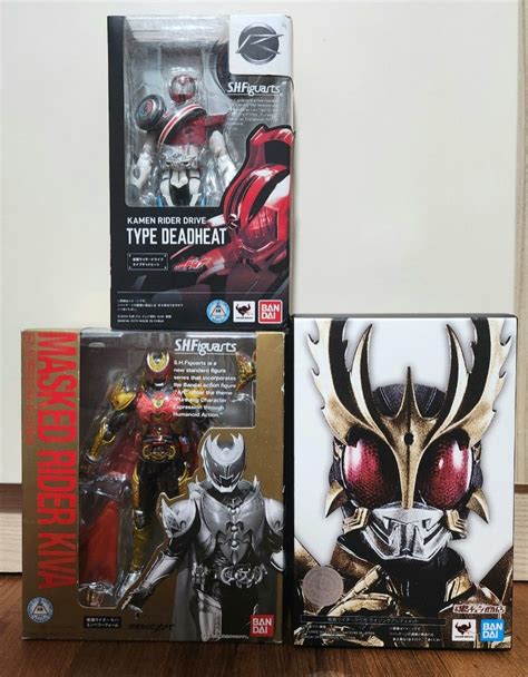 S H Figuarts SHF Kamen Riders Bandai Drive Kiva Kuuga Rising