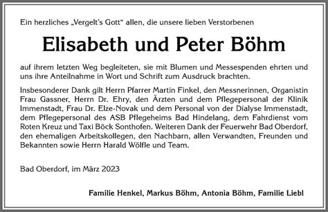 Traueranzeigen Von Peter B Hm Augsburger Allgemeine Zeitung