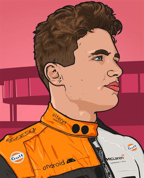 Manu Aguado Lando Norris Portrait