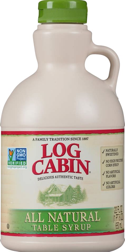 Log Cabin Table Syrup All Natural 22 Oz Cake Mixes Grocery And Gourmet Food