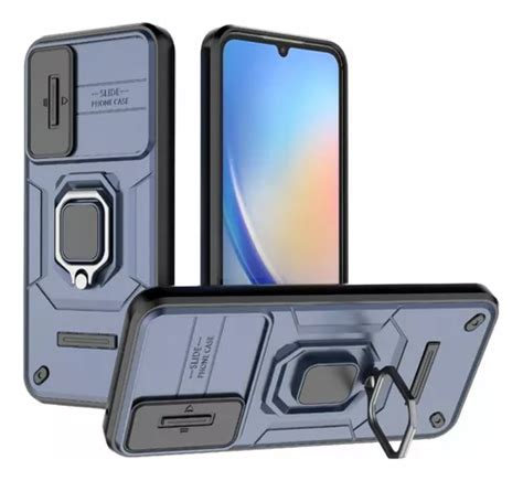 Funda Para Galaxy A34 5g Battle Bear Uso Rudo Cristal 9d Meses Sin