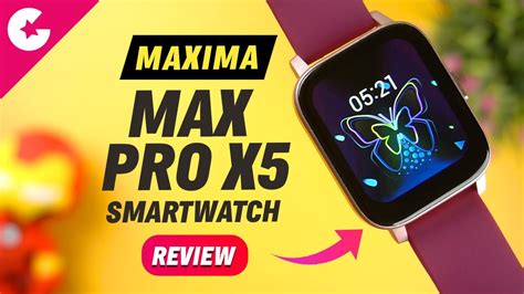 Maxima Max Pro X5 Smartwatch Unboxing & Review - BEST SMARTWATCH 2021 ...