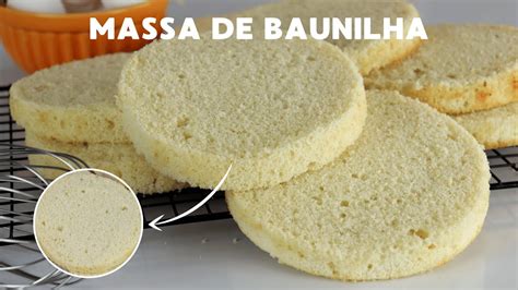 MASSA BRANCA DE BAUNILHA VERSÁTIL Econômica E Rende Muito