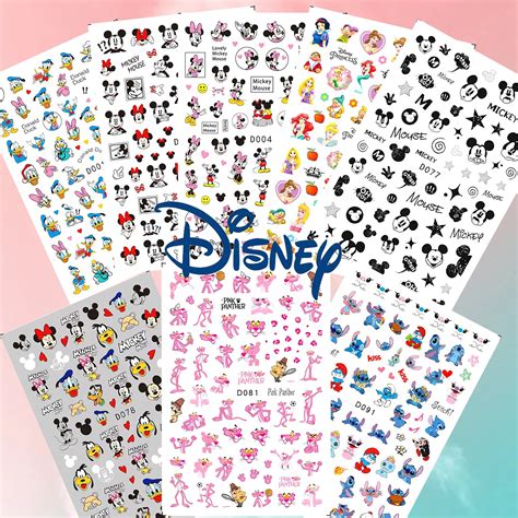 1 Adet Lilo Ve Diki Mickey Mouse Dumbo T Rnak Kartmalar Nail Art