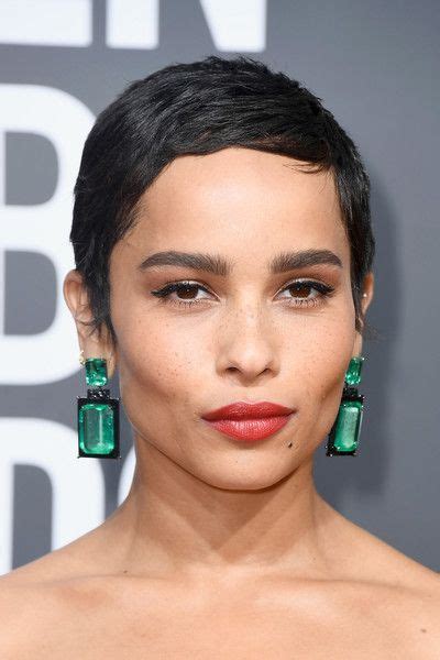 Zoe Kravitz Pixie Zoe Kravitz Worked A Close Cropped Pixie At The