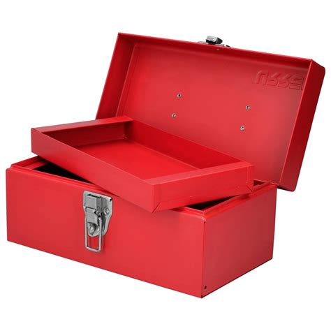 D1 Caja Portaherramientas Metalica Color Rojo 11 X 6 X 5 Urrea