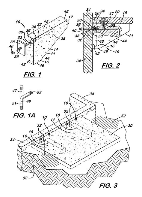 Patent Us7010891 Haunch Assembly For Supporting A Concrete Slab And Method Of Making The