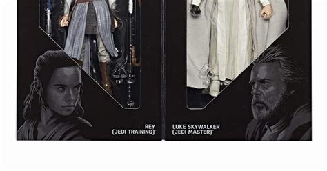 The Blot Says Sdcc 2017 Exclusive Star Wars The Last Jedi Rey And Luke Skywalker Black Series