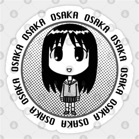 Osaka cute anime girl - Azumanga Daioh - Sticker | TeePublic