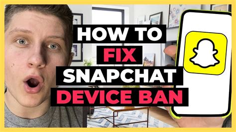 How To Fix Snapchat Device Ban What I Did Youtube