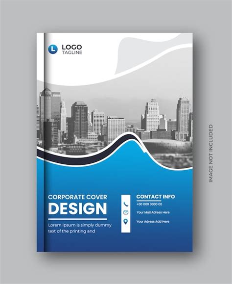 Folleto de perfil de empresa corporativa diseño de portada de libro de