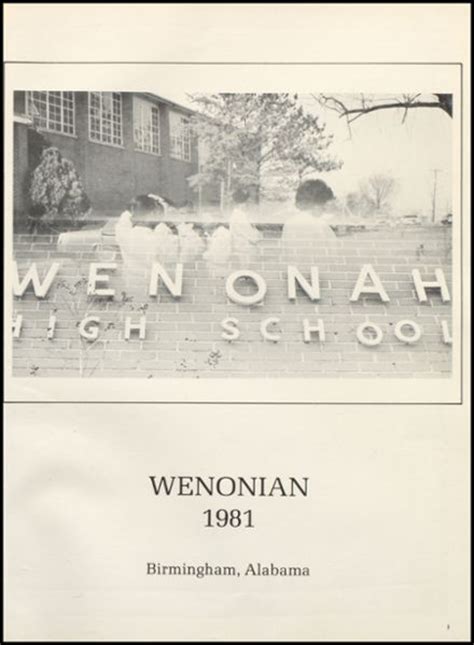 Explore 1981 Wenonah High School Yearbook, Birmingham AL - Classmates