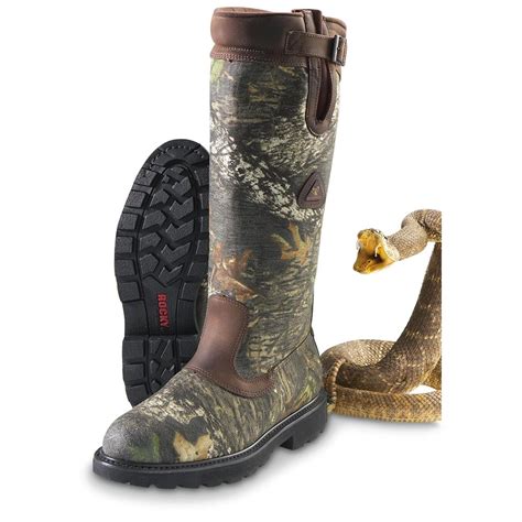 Men's Rocky® Waterproof Snake Boots, Mossy Oak® - 138310, Hunting Boots at Sportsman's Guide