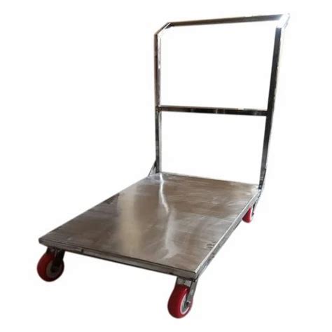 Stainless Steel Ss Platform Trolley Load Capacity Kg At Rs