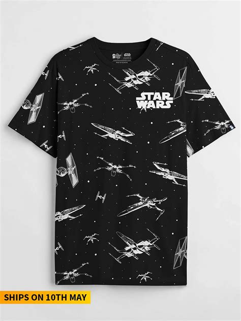 Buy Star Wars: Spaceship Pattern T-Shirts Online