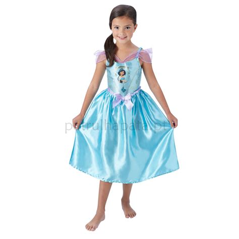 Fato De Jasmine Deluxe Para Menina Aladdin Brinquedos E Artigos De