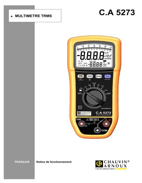 CA 5273 Chauvin Arnoux