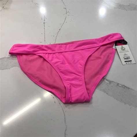 NEW No Boundaries Womens Size XL 15 17 Bright Pink Mix Match Bikini Bottom EBay