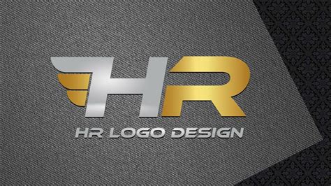 Hr Logo Design On Pixellab 3d Hr Logo Design On Android Phone Md