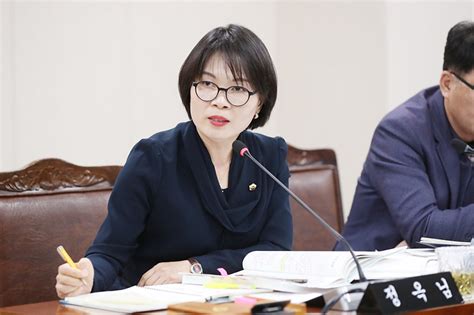 정옥님 전남도의원 도내 대학생 지원 확대 등 개선 요구 위키트리