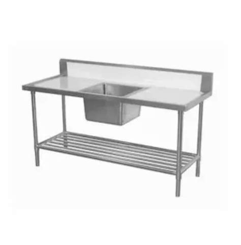 Polished Stainless Steel Sink Dish Wash Table Number Of Sinks At