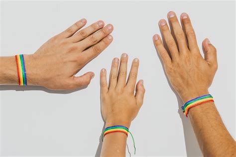 Familia Lgbt Pareja Gay Con Hijo Adoptivo Padres Homosexuales Con Su Hijo Divirti Ndose En