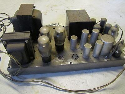 Capehart Panamuse Mono Tube Amplifier Huge Transformers Full Tube