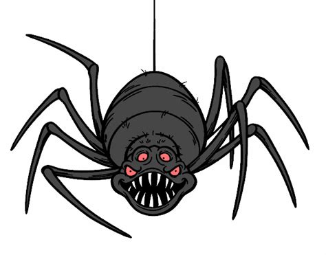 Dibujo de Araña espeluznante pintado por en Dibujos.net el día 18-02-20 ...