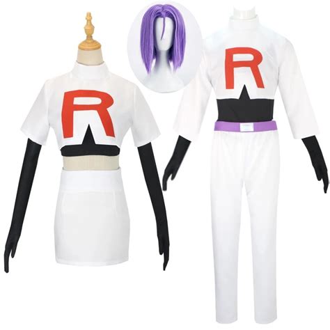 Anime Jessie James Cosplay Costume Team Rocket Jessie Musashi James