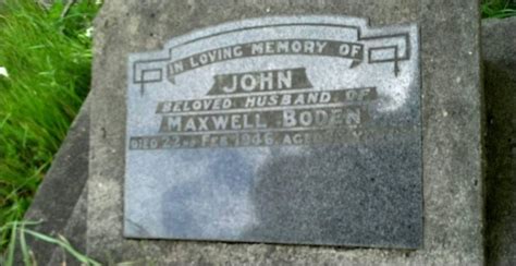 John Boden Find A Grave Memorial