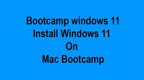 How To Install Bootcamp Choicesmaz