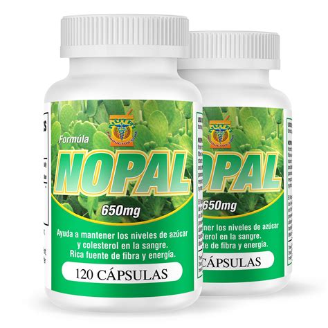 Buy Salud Products Capsulas De Nopal Set De 2 Frascos Con 120 Capsulas