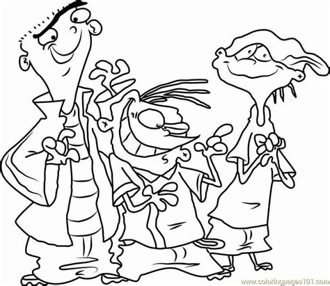 Ed Edd N Eddy Ed And Eddy Cartoon Coloring Pages Cute Coloring Pages