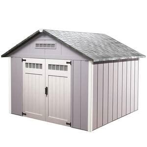 Barrette Homestyles Premier 10 ft. x 10 ft. Vinyl Plastic Shed-73005133 ...