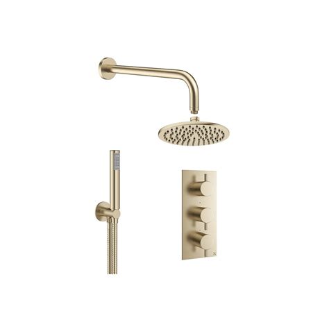 Crosswater Mpro 2 Outlet 3 Handle Shower Bundle Shower Fittings