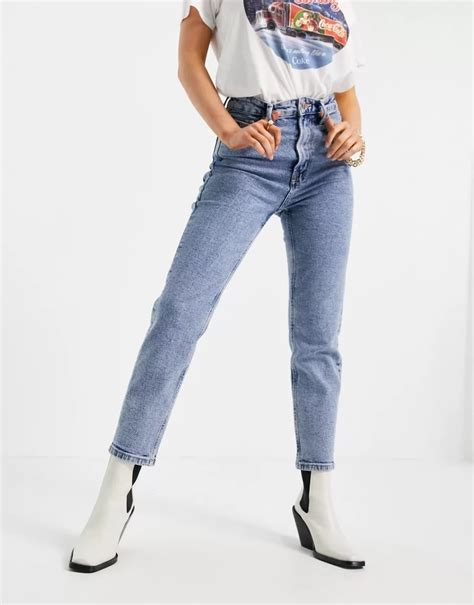 Spodnie Dla Niskich Kobiet Mom Jeans Xmd