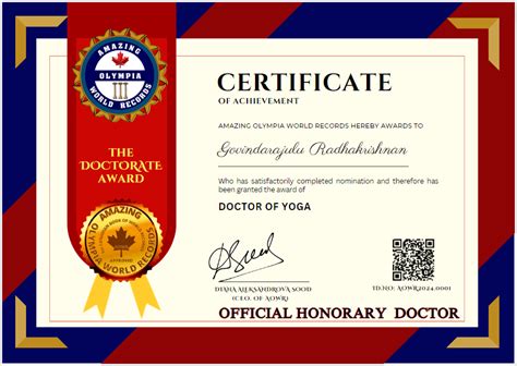 Doctor Award | AOWR