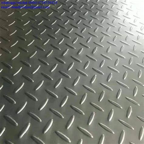 China B Finish Stainless Steel Chequered Sheet Anti Slip Plate