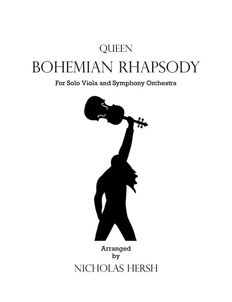 Bohemian Rhapsody Arr Nicholas Hersh By Queen Sheet Music For Full