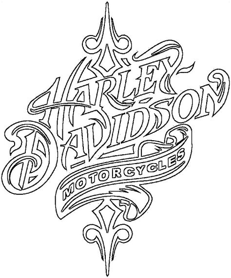 Printable Harley Davidson Stencils