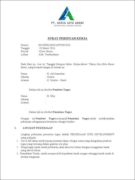 Surat Perjanjian Pengerjaan Proyek P Hidup Imagesee The Best Porn