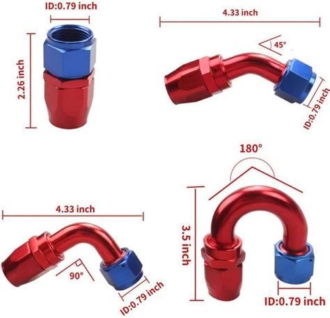 An Ft Stainless Steel Nylon Braided Oil Fuel Line Hose W Swivel