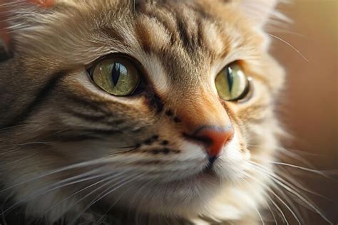 Premium Photo A Closeup Photo Of A Domestic Cat With Sharp Green Eyes