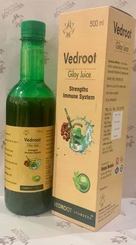 Ayurvedic Giloy Vedroot Giloy Juice For Immunity Booster Ml At