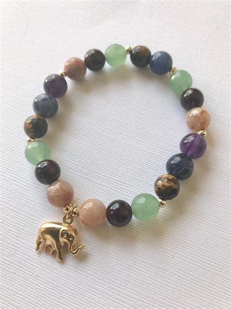 The Spirit Of The Elephant Bracelet In 2020 Mens Beaded Bracelets